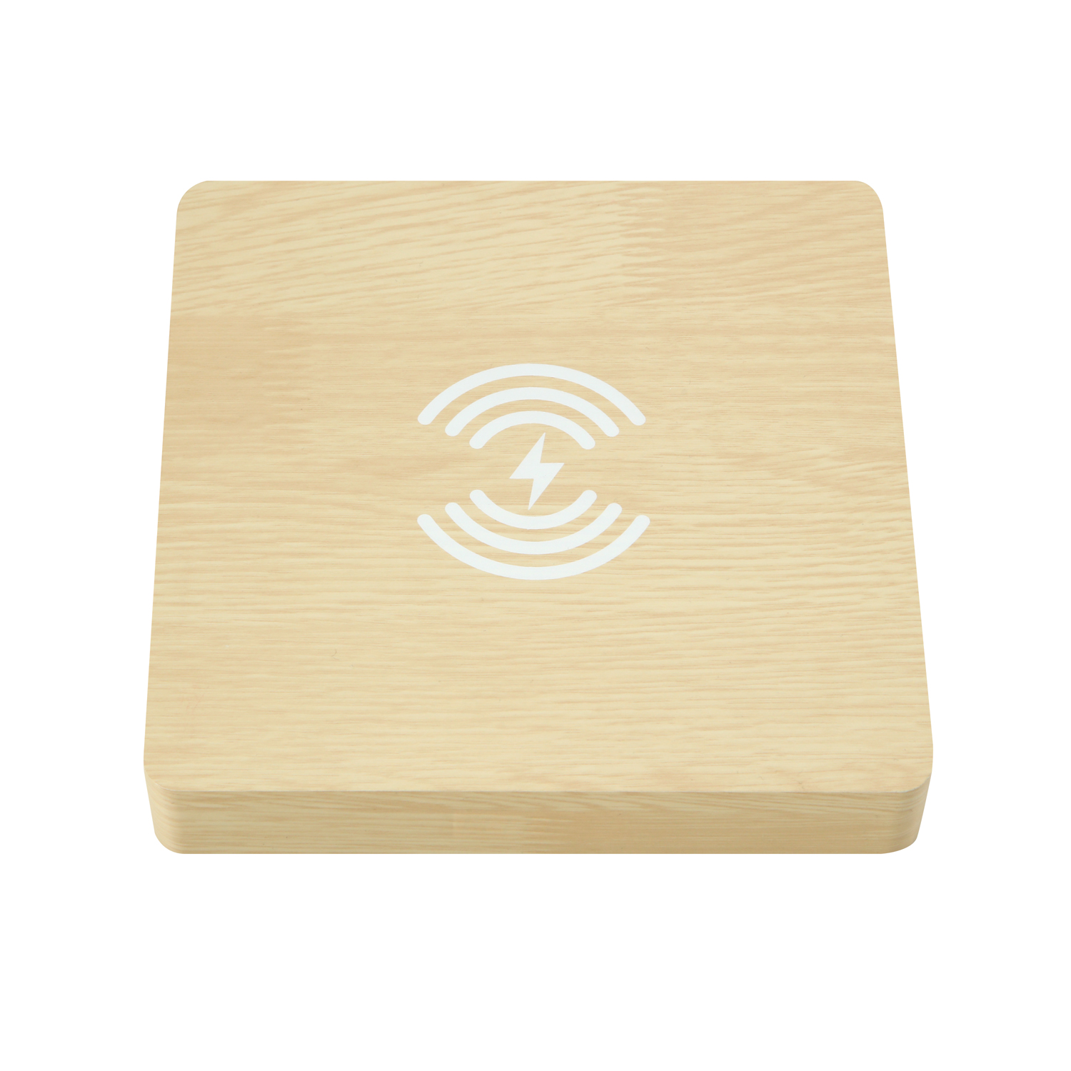 Wooden Qi Fast Wireless Charger With Digital Led Clock Wooden Qi Wireless Charger Alarm Clock